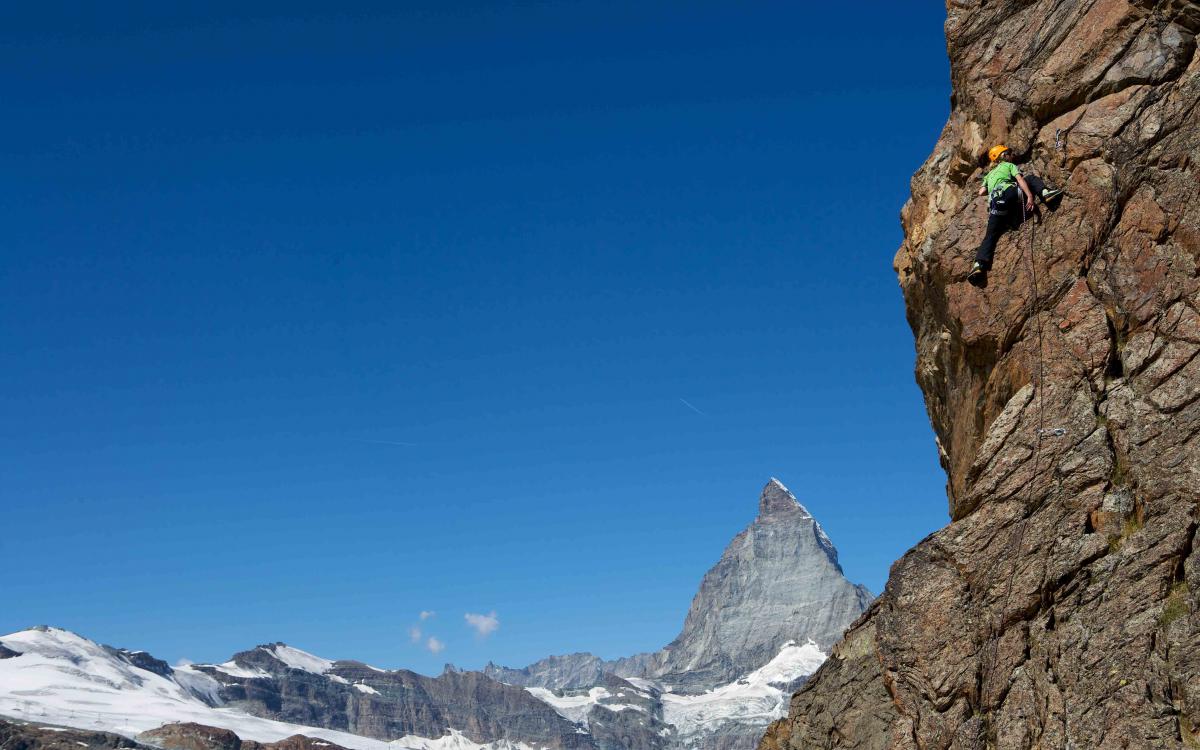 Riffelhorn mit Bergführer Zermatt