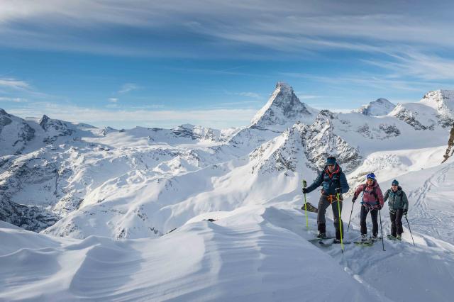 Skitour mit bergführer in Zermatt